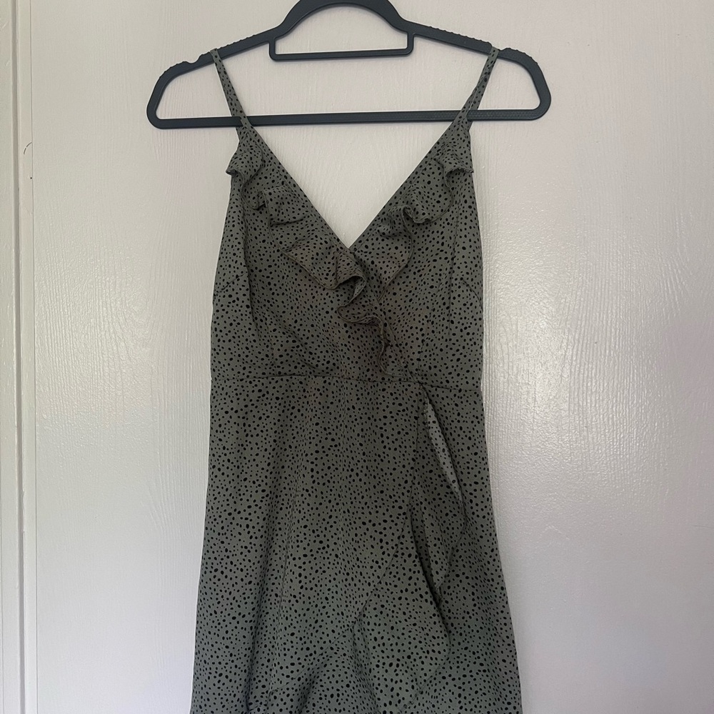 SHEIN Black Ruffle Spaghetti Strap Jumpsuit